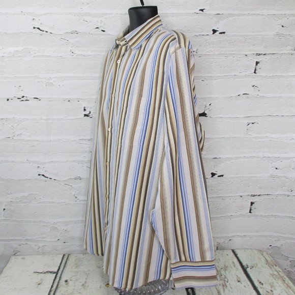 Banana Republic Career Casual Striped Shirt - Picture 4 of 6